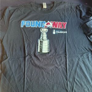 NHL Colorado Avalanche “Found a Way” 2022 Stanley Cup Champions T-Shirt